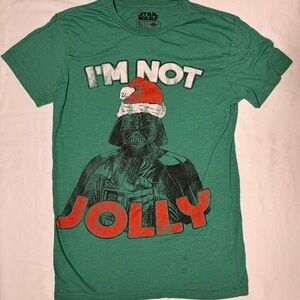(S) “I’m not jolly” Darth Vader Christmas T- shirt